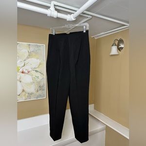 ZARA WOMENS TUXEDO BLACK DRESS PANTS SIZE M. Excellent condition no flaws